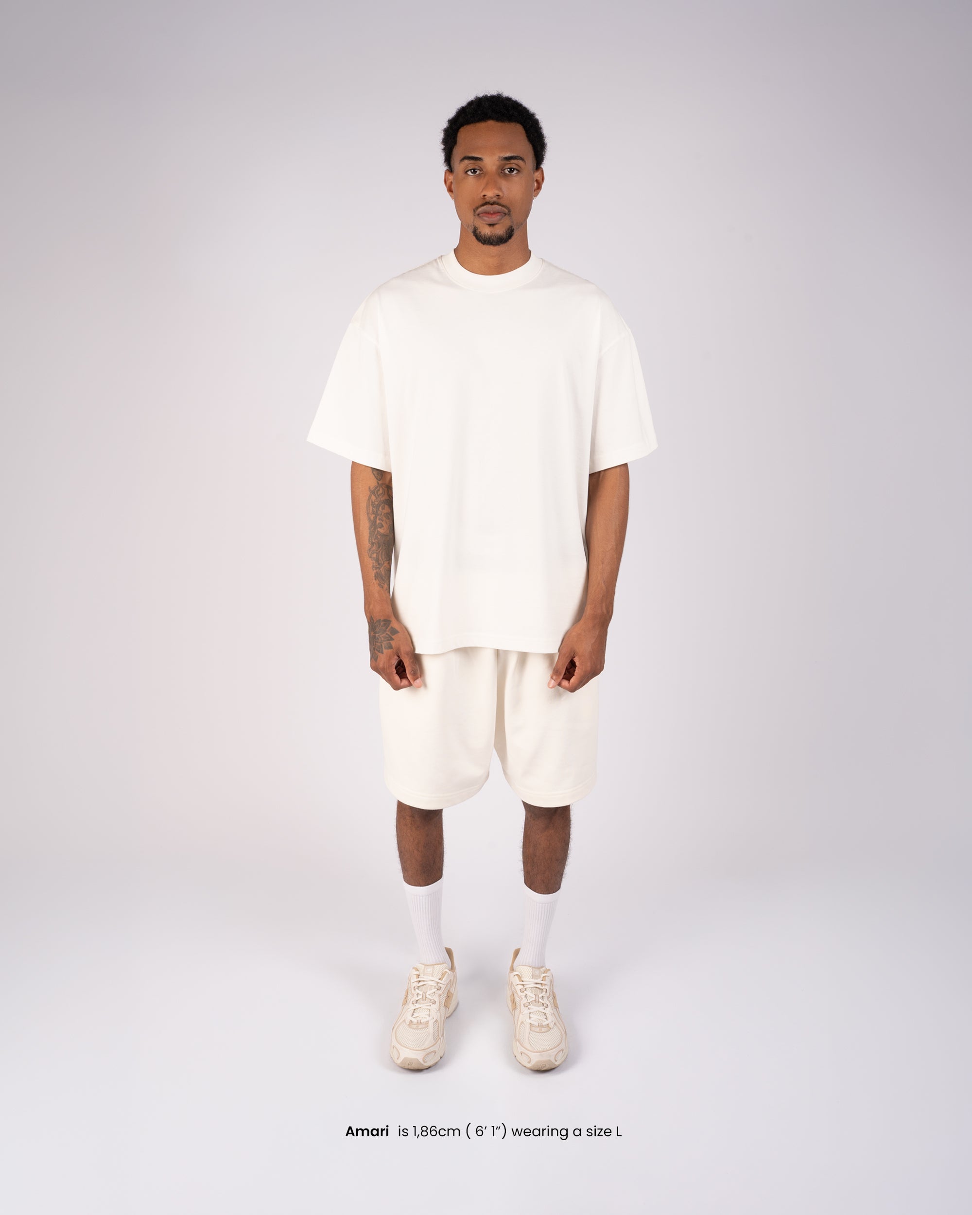 OVERSIZED T-SHIRT 200 GSM - OFF WHITE