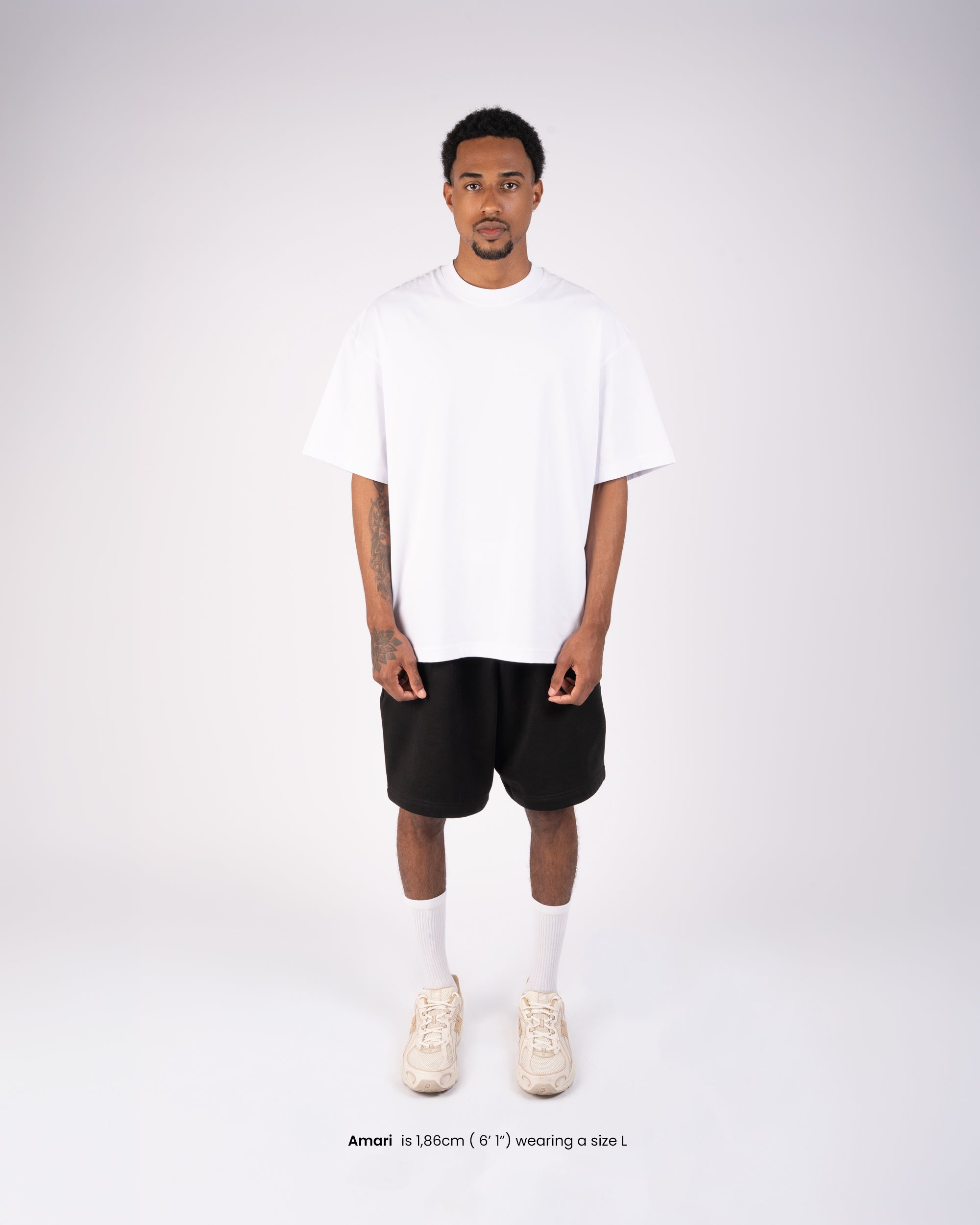 OVERSIZED T-SHIRT 200 GSM - WHITE